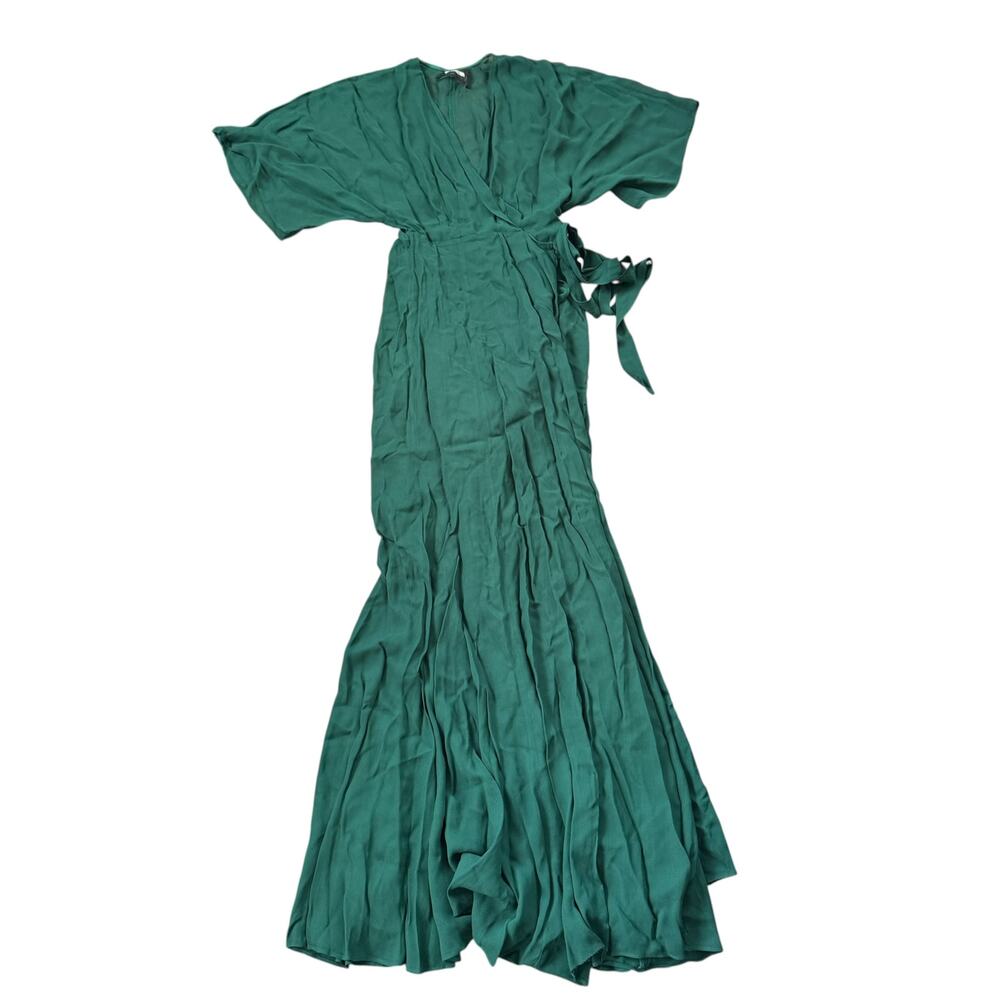 Reformation Winslow Dress Emerald Green